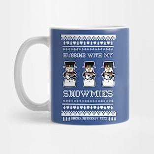 Hugging with My Snowmies Mug